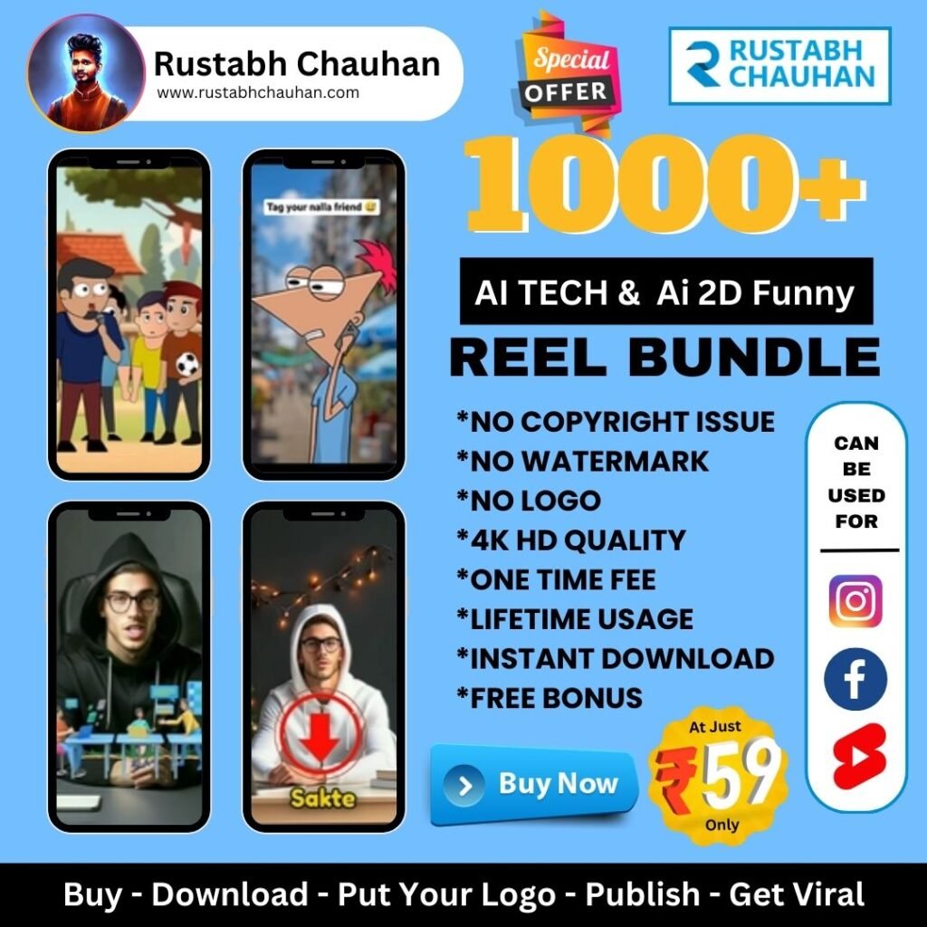 Digital Products Ai Reel Bundle Post by rustabh chauhan